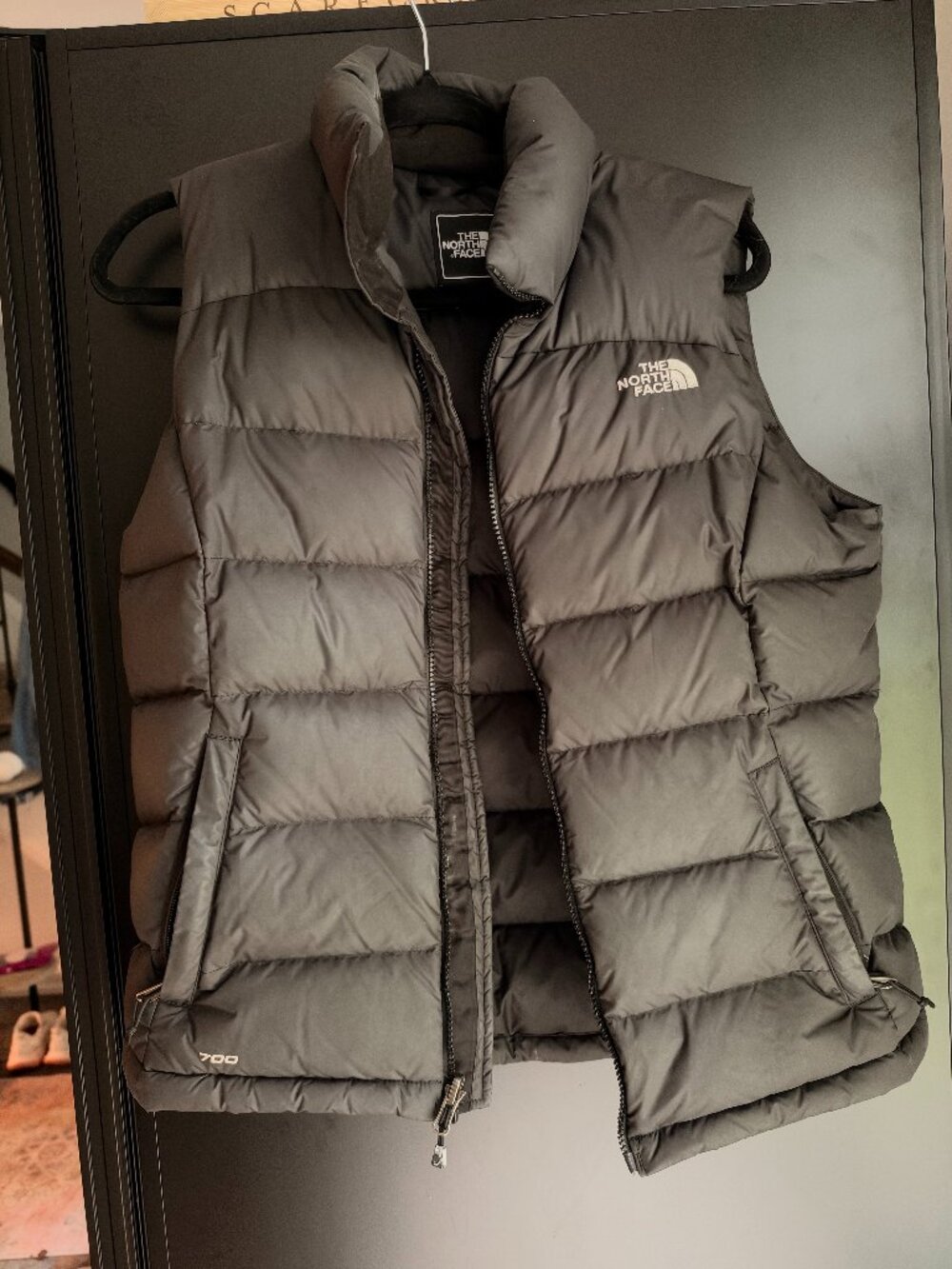 The North Face 700 Down Puffer Vest – Black – Size Medium